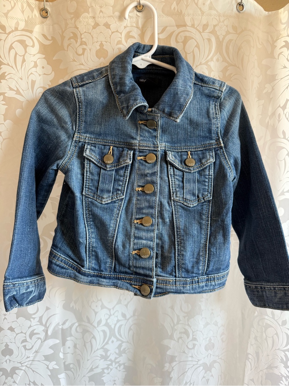 GAP Girls' Dark Blue Denim Jacket